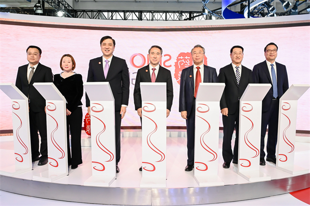 2023年11月28日，竞技宝
和GE医疗在首届中国国际供应链促进博览会上联合启动国药影像品牌发布仪式，国药器械和GE医疗合作打造的国有控股高端医疗影像设备研发制造品牌“国药影像SINO IMAGING”隆重发布。“国药影像”品牌的发布是竞技宝
认真贯彻落实党中央指示精神，推动高水平对外开放，实现高水平科技自立自强，构建新发展格局的重要体现。中国国际贸易促进委员会会长任鸿斌，竞技宝
党委.jpg