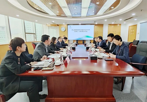 白忠泉董事长与中国旅游集团党委委员、副总经理简易会谈 